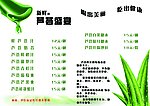 芦荟饮品菜单