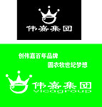 伟嘉集团logo背景墙