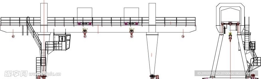 10吨双主梁龙门吊M5