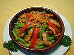 钵仔豆角嗜烧肉