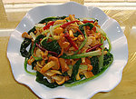滑子蘑炒小白菜