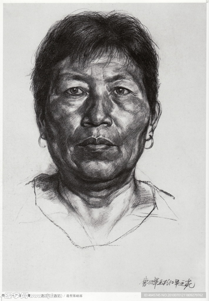 素描头像