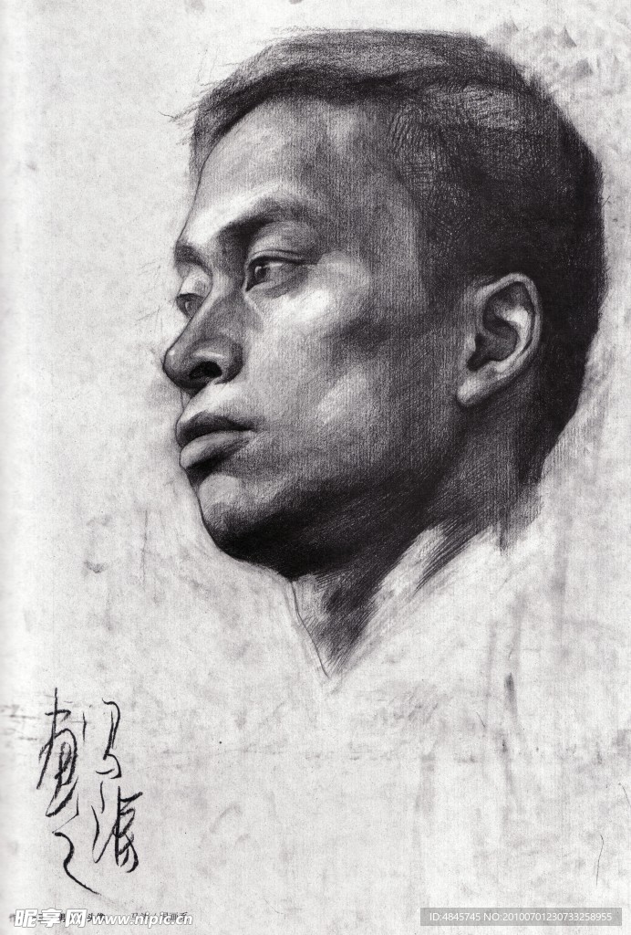 素描头像