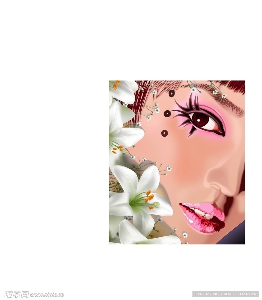 花中女孩