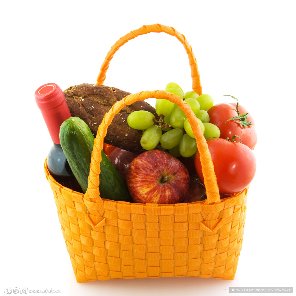 购物篮 蔬菜水果