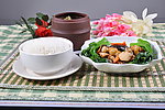 冬菇滑鸡饭