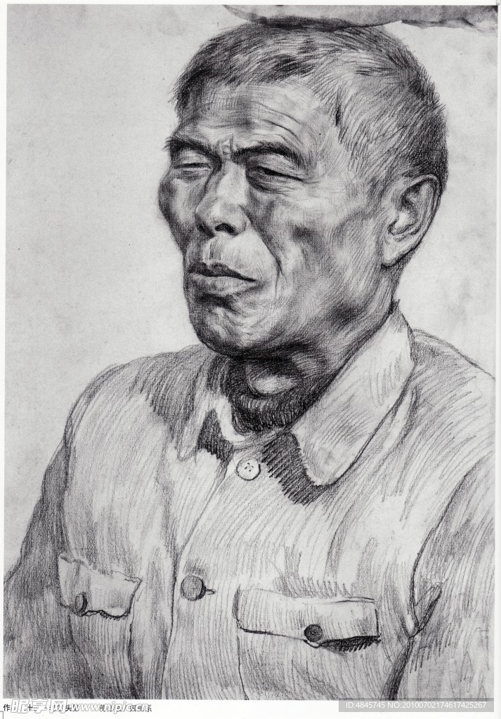 素描头像