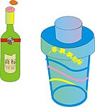 啤酒瓶 奶茶包装