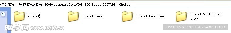 92 Chalet系列字体