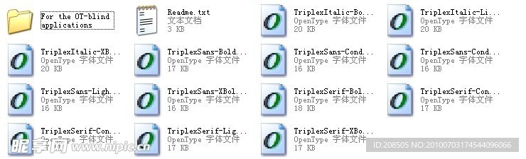 88 Triplex系列字体