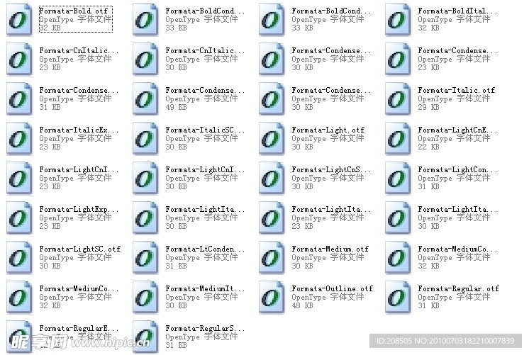 46 Formata系列字体