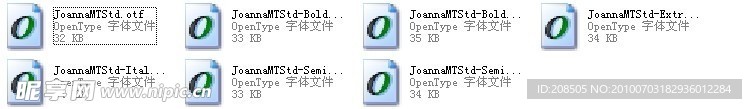 36 Joanna系列字体