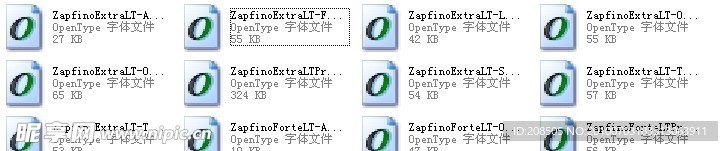 26 Zapfino系列字体