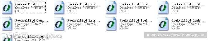 16 Rockwell系列字体