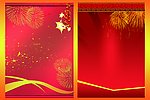 红色底图