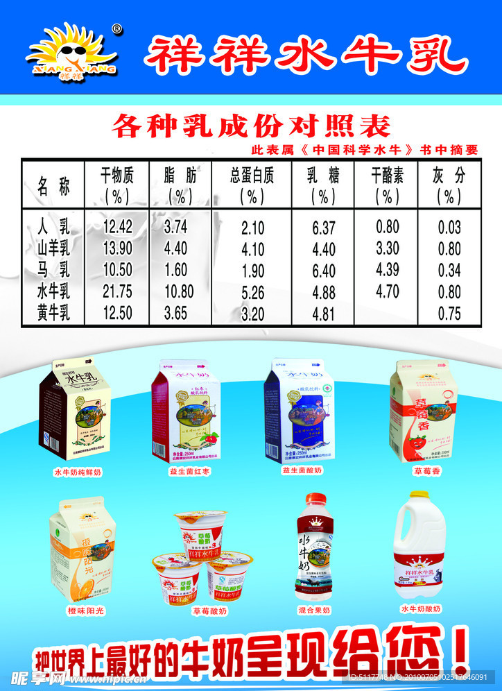牛奶海报广告