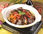 黑椒汁焗鱼头