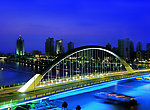 宁波 琴桥夜景