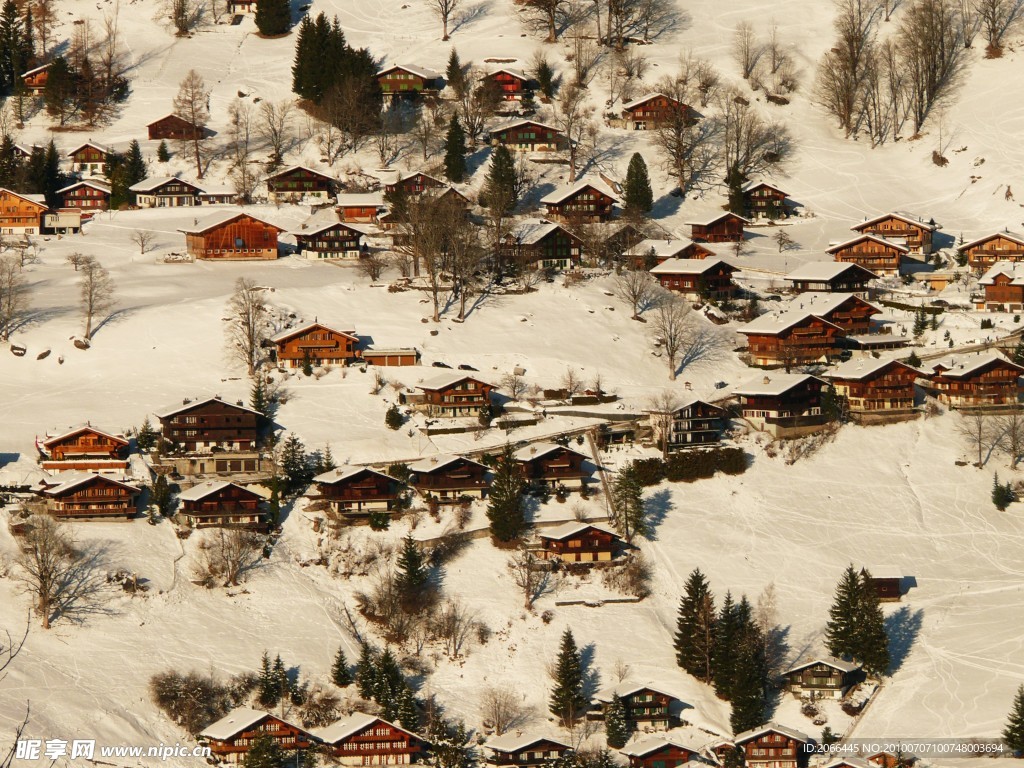 雪景 雪屋