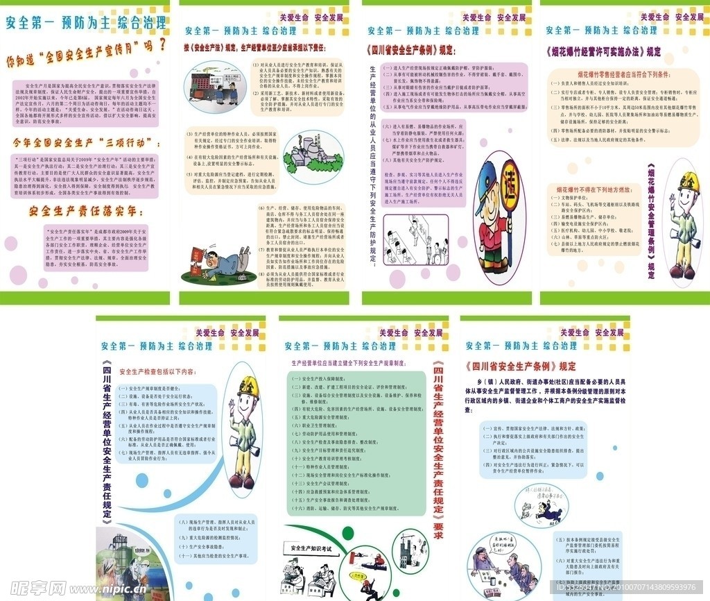 安全生产展板