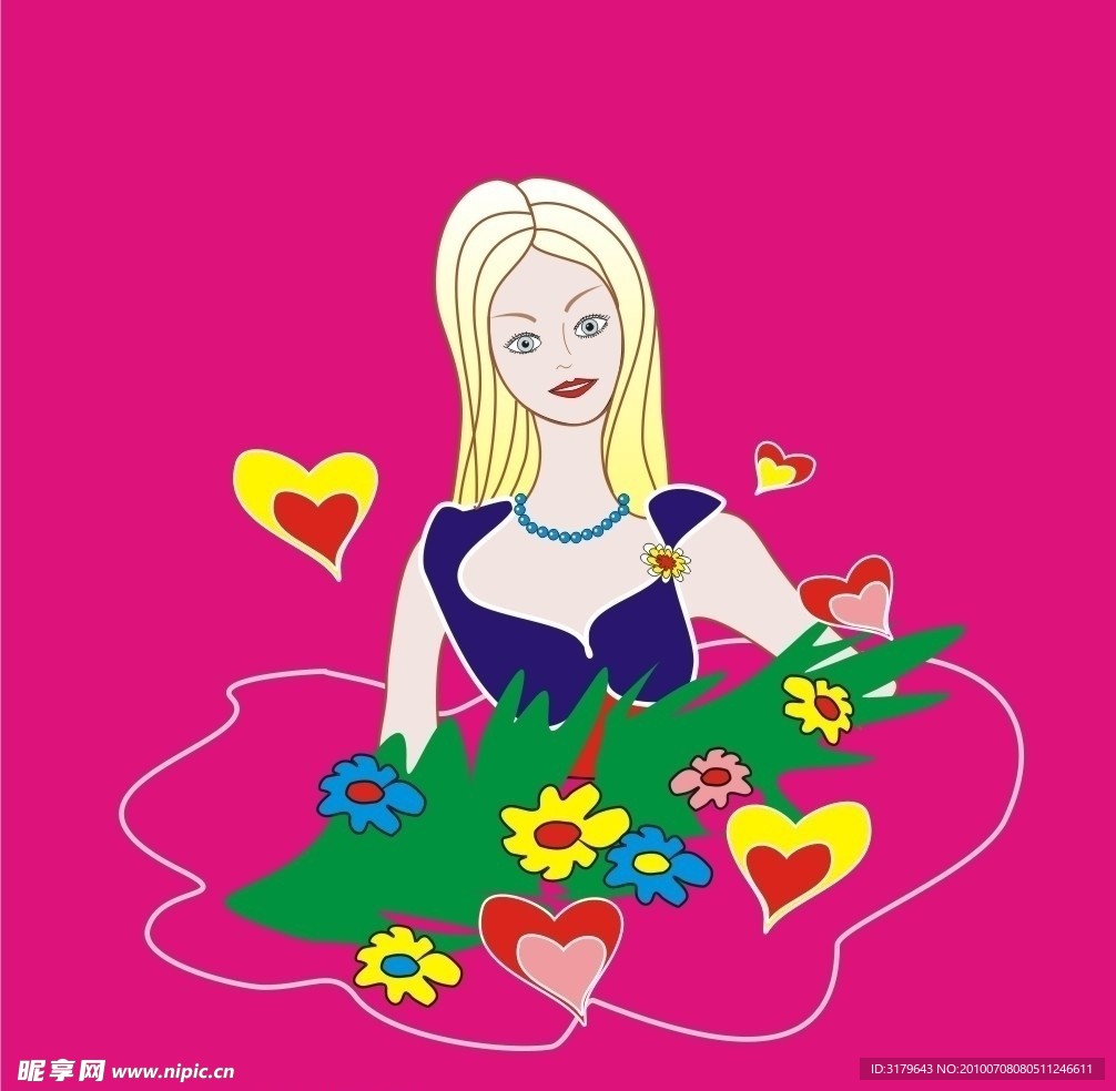 卡通女孩