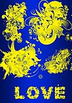 时尚花纹