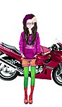 qq秀 美女 卡通