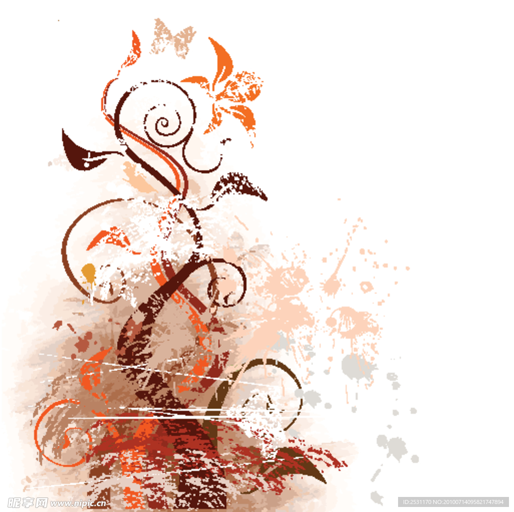 时尚花纹