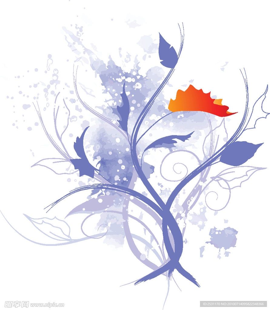 时尚花纹
