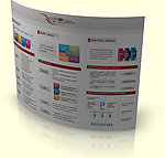 数码科技画册内页设计（展开图）
