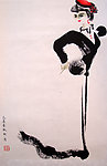 张姗姗老师 国画少女