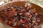 干蒸咸狗肉