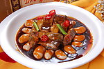 鸡腰烧鲢鱼