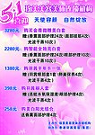 五一劳动节 玫瑰花 宣传单