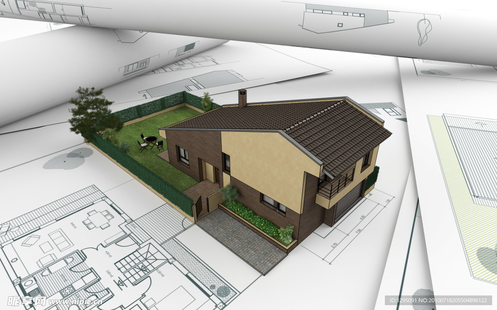 3D建筑 室内设计 建筑设计