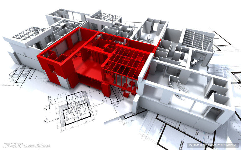 3D建筑 室内设计