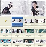 少女写真模板 花开的声音