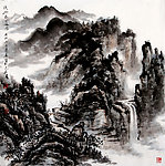 溪山求道图
