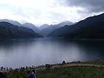 新疆天池 湖水 山水