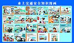 水上交通安全漫画展板