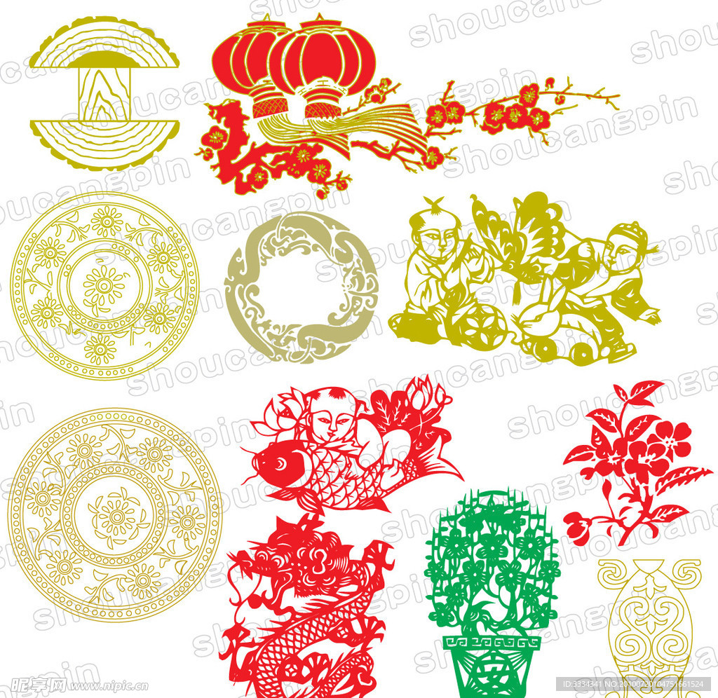 吉祥图 花纹 龙纹