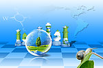 世界地图版国际象棋