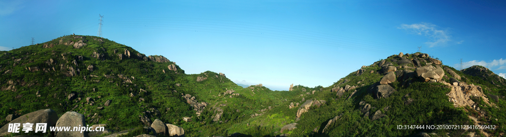 白水山全景图