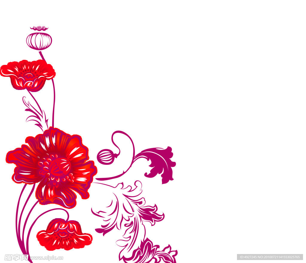 花与花纹