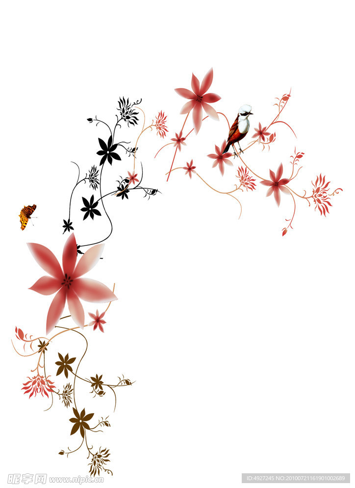 花与花纹