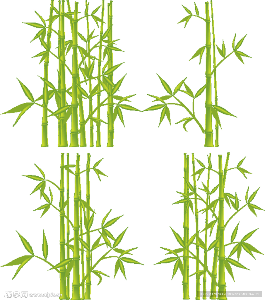 竹子矢量素材