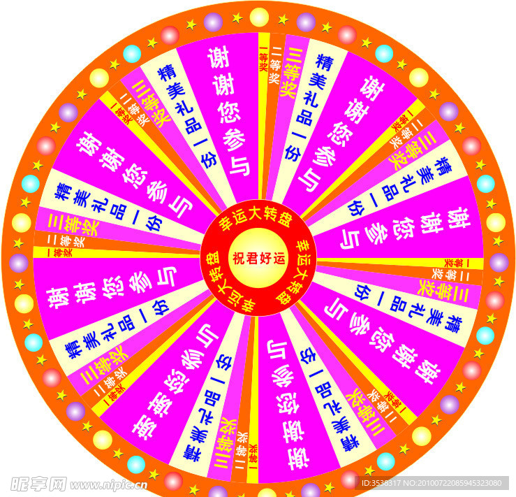 抽奖转盘