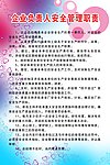 企业负责人安全管理职责
