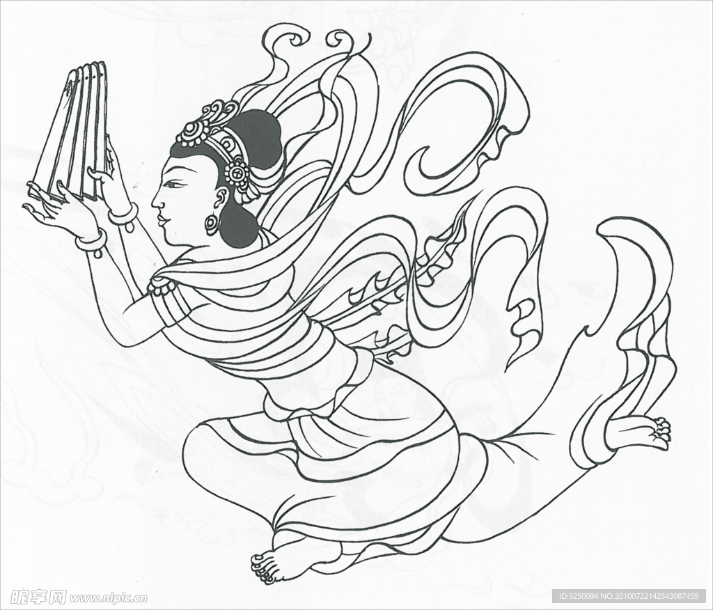 莫高窟 敦煌 飞天 壁画