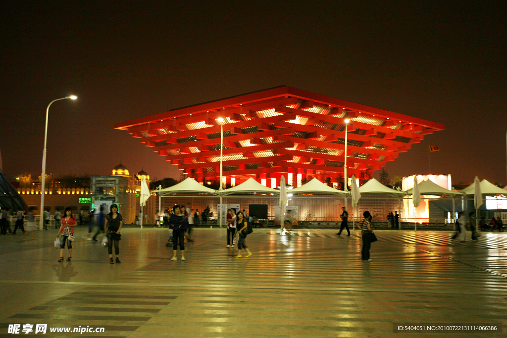 上海世博会 中国馆 夜景